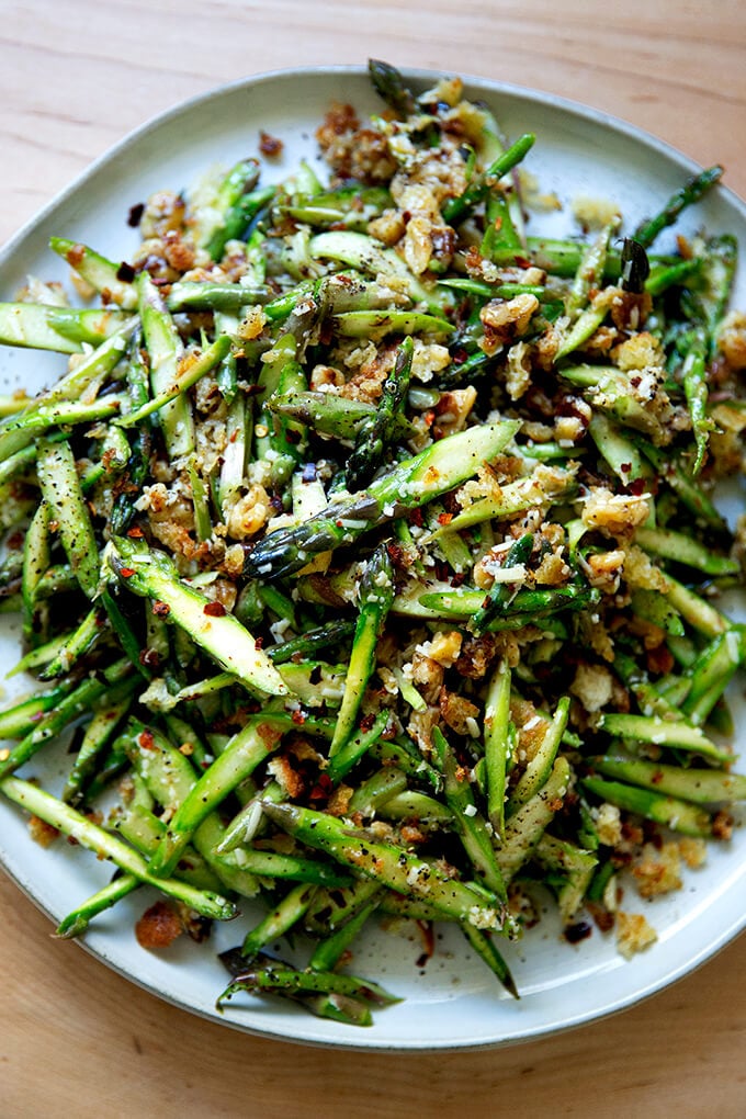 Tami's Raw Asparagus Salad: Slice Not Snap for Perfect Results
